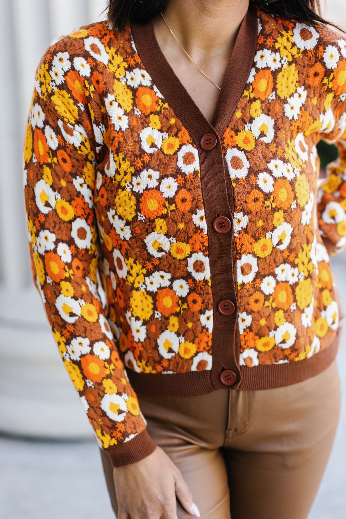 Mod Mood Floral Cardigan