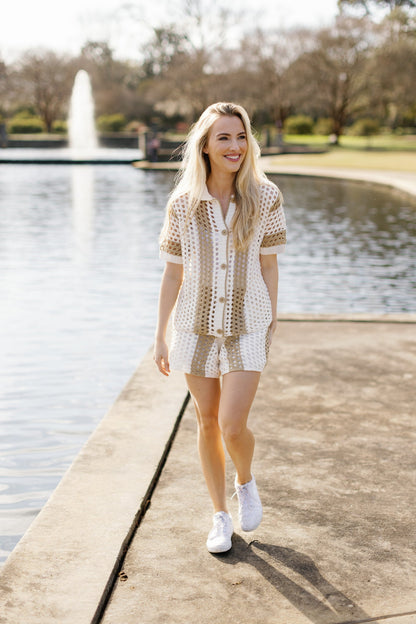 Nantucket Crochet Set Shorts
