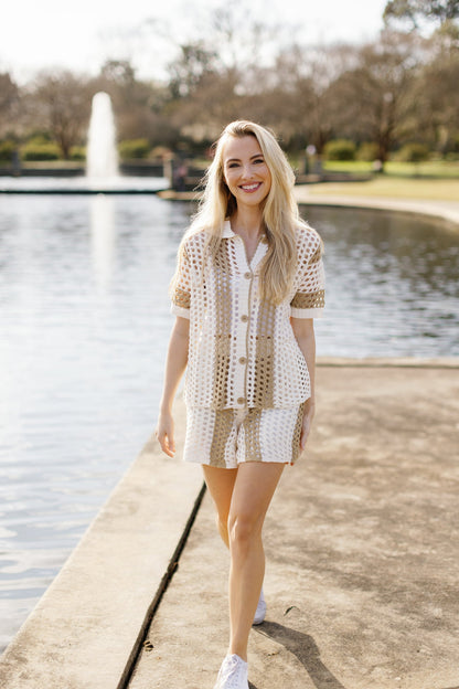 Nantucket Crochet Set Shorts