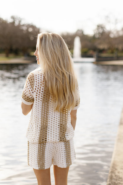Nantucket Crochet Set Top