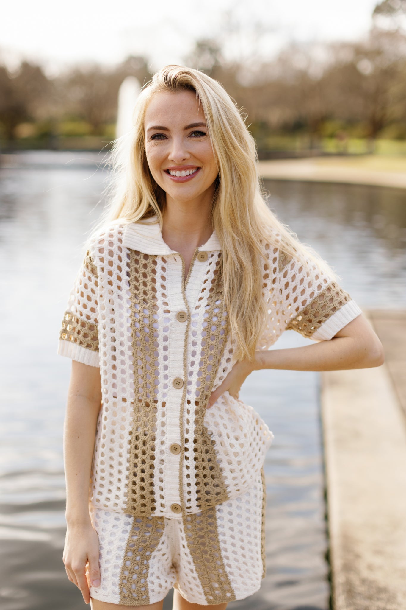 Nantucket Crochet Set Top