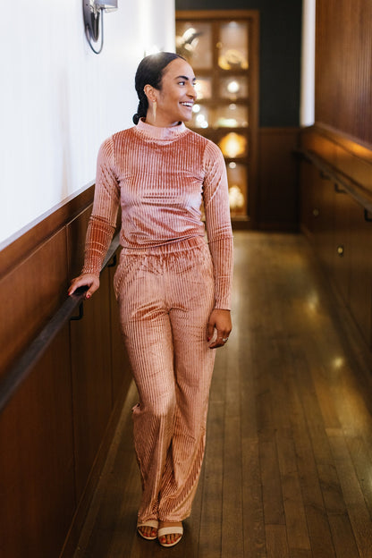 Pink Velvet Dreams Pants