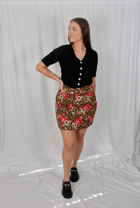 Get Your Groove On Mini Skirt