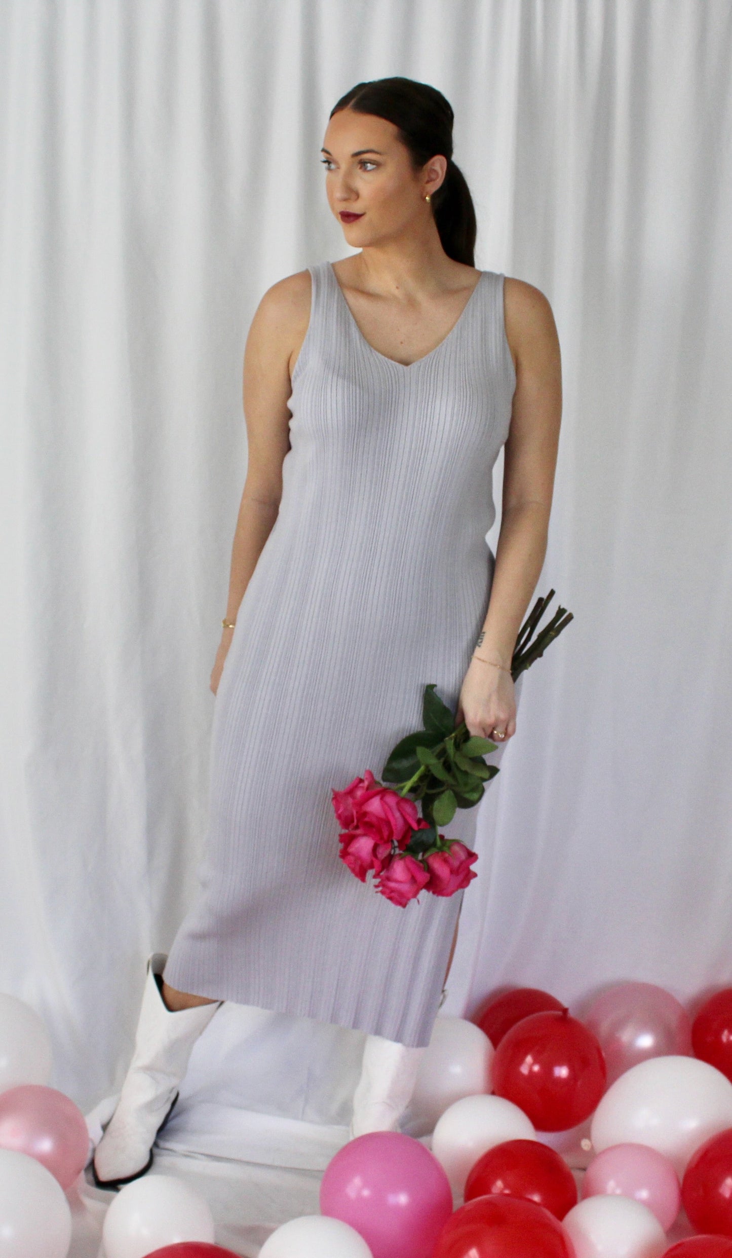 French Lilac Dress