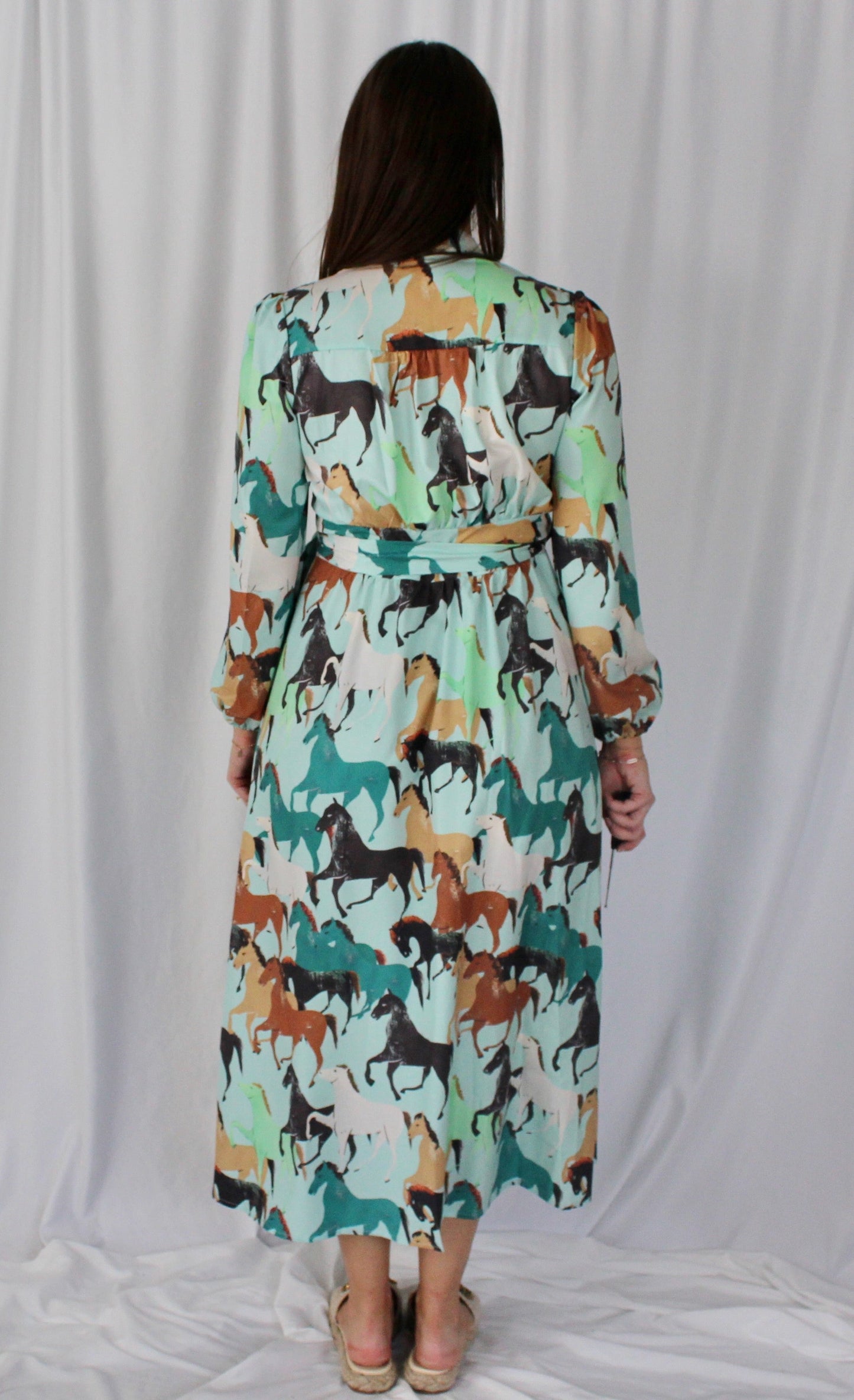 Kentucky Derby Wrap Dress