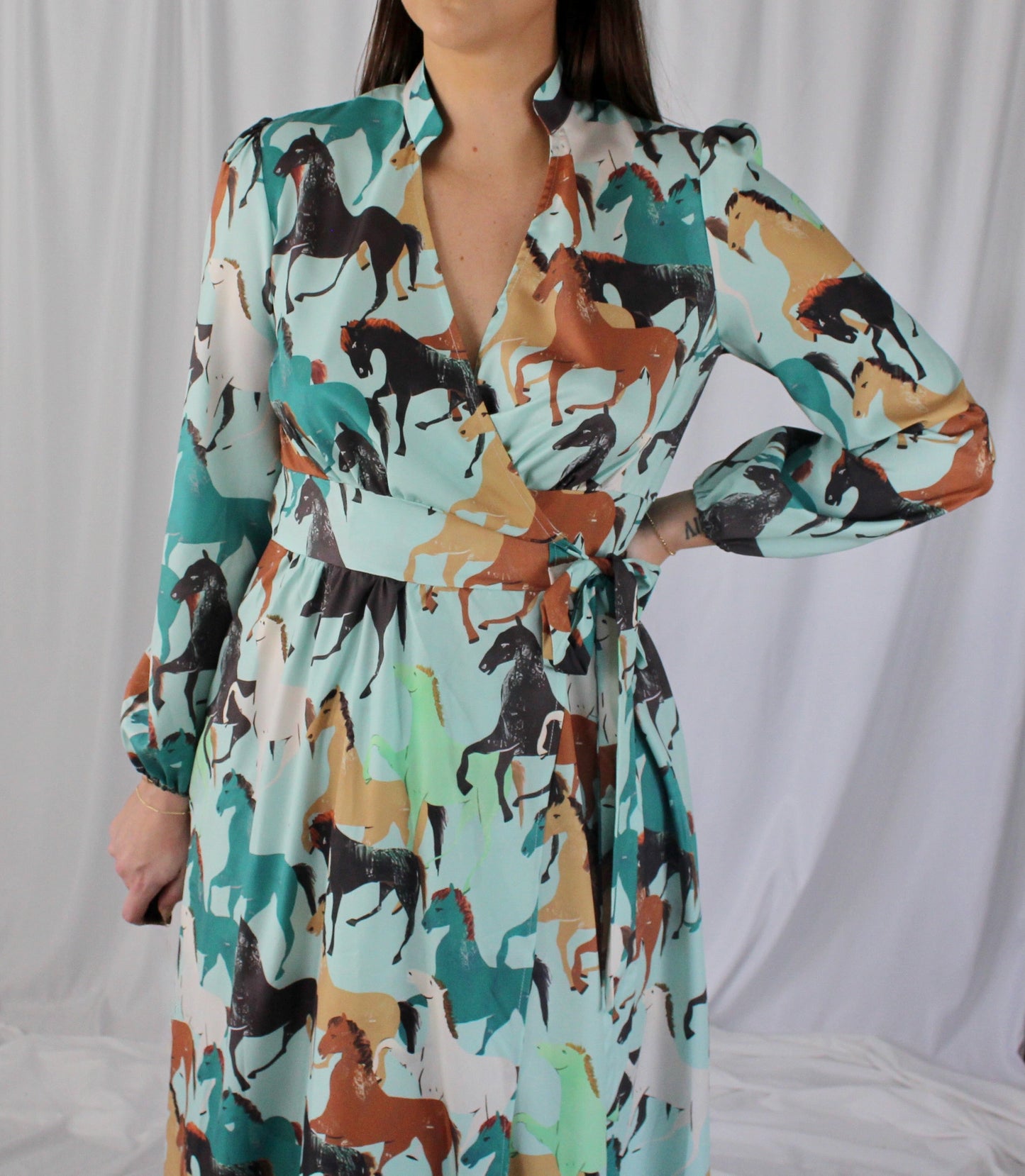Kentucky Derby Wrap Dress