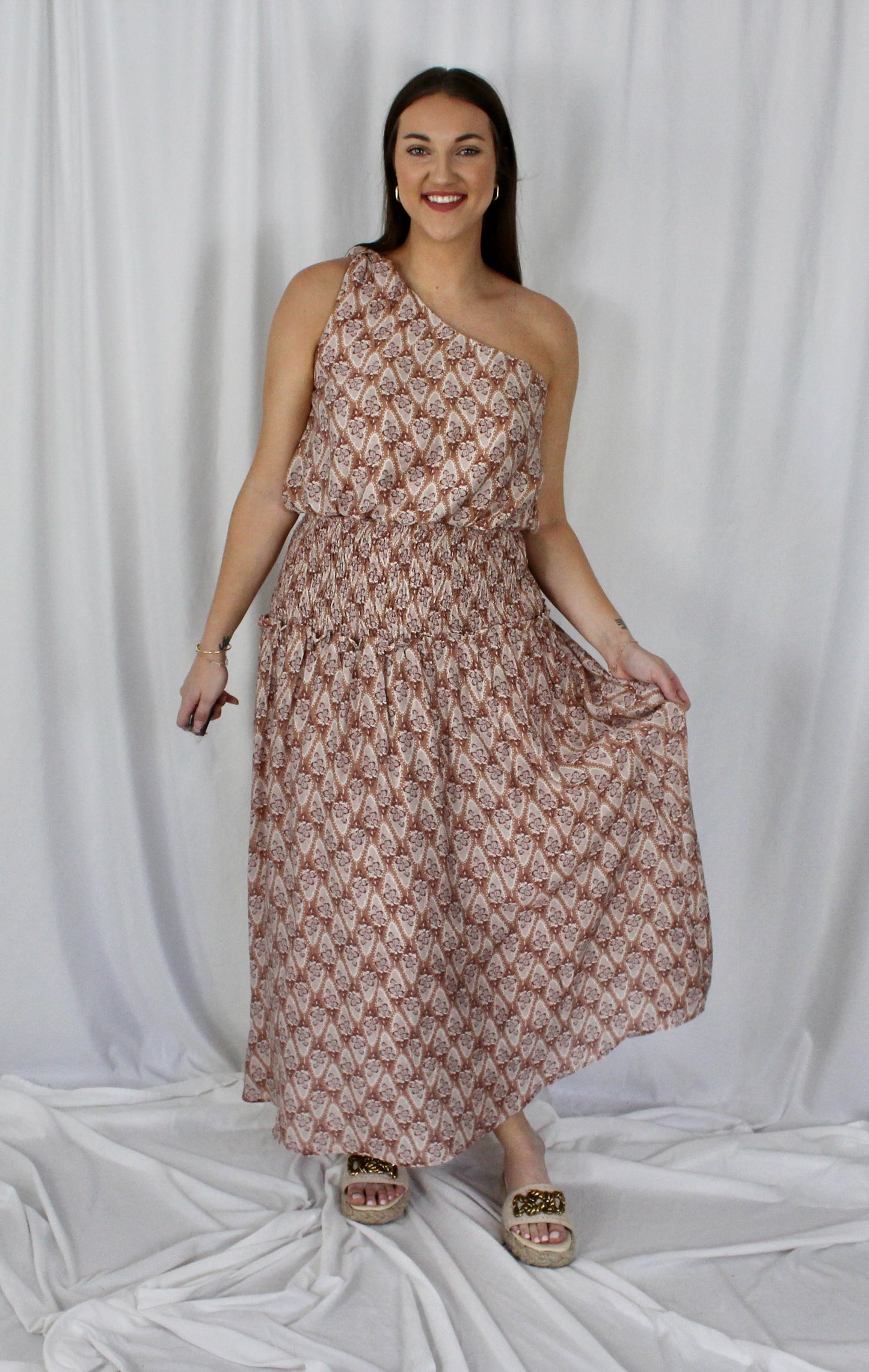 Take Me To Greece Maxi Skirt
