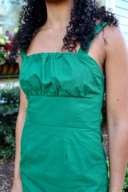 Green Goddess Midi Dress