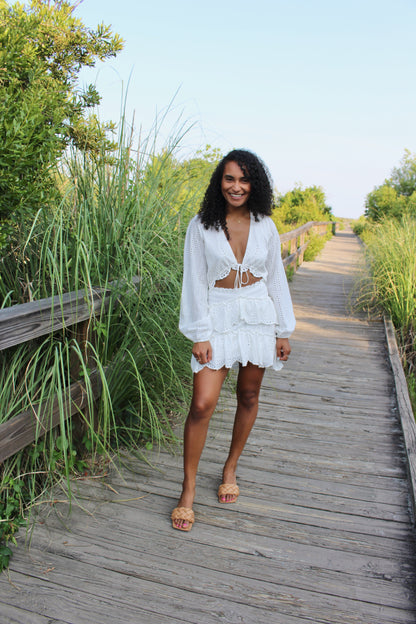Off To Greece White Dress