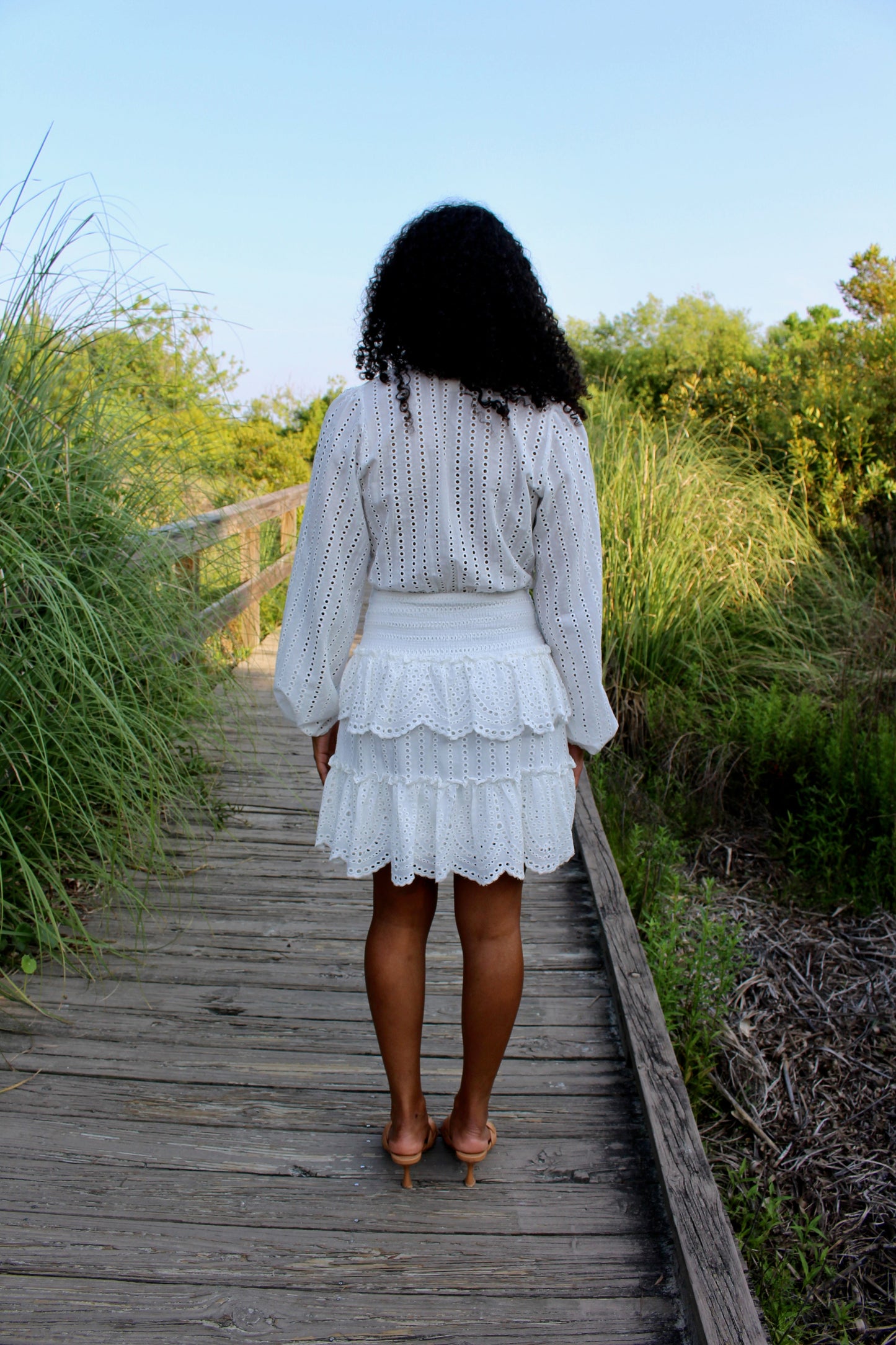 Off To Greece White Dress