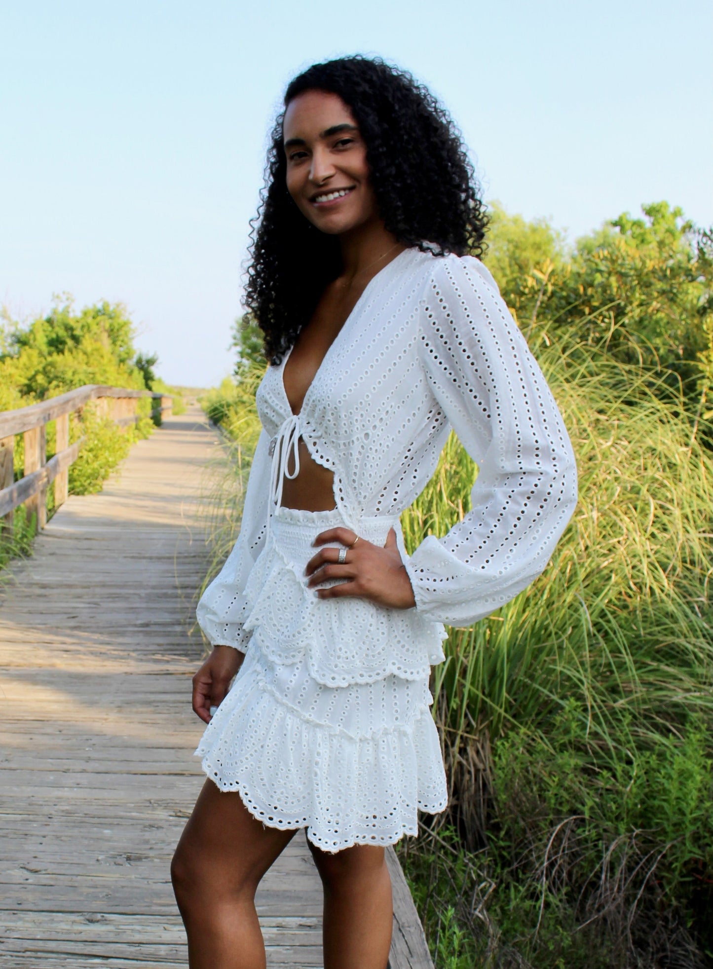Off To Greece White Dress