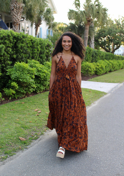 Summer Floral Maxi Dress