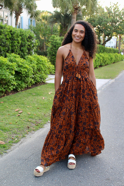 Summer Floral Maxi Dress