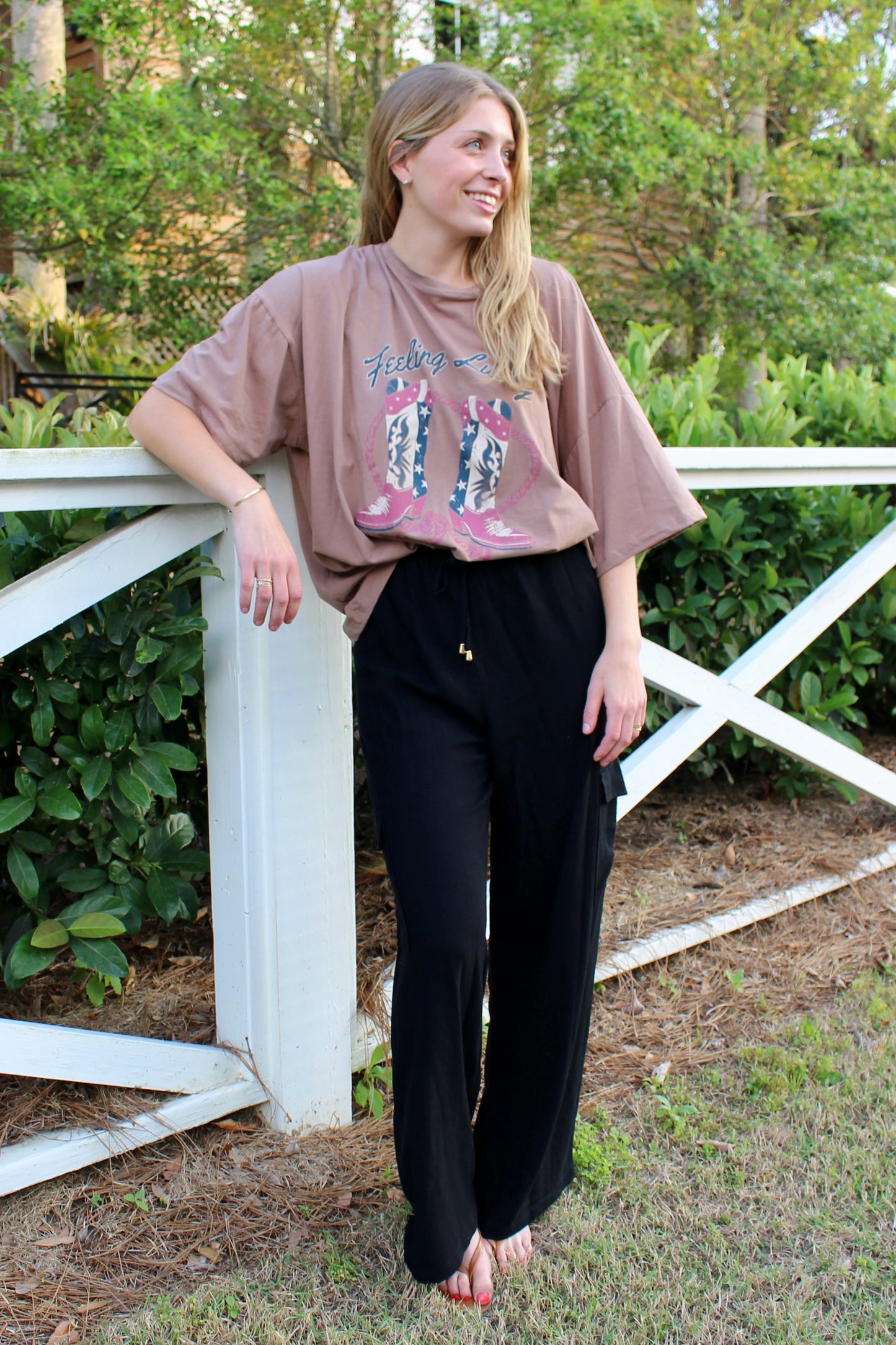 Something Extra Black Linen Pants