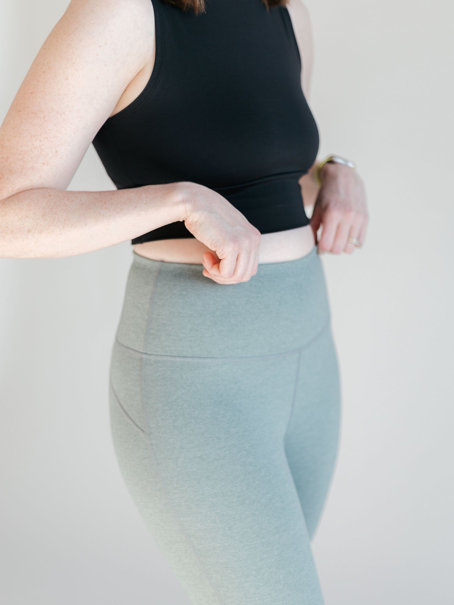 Flare Swoop Back Leggings
