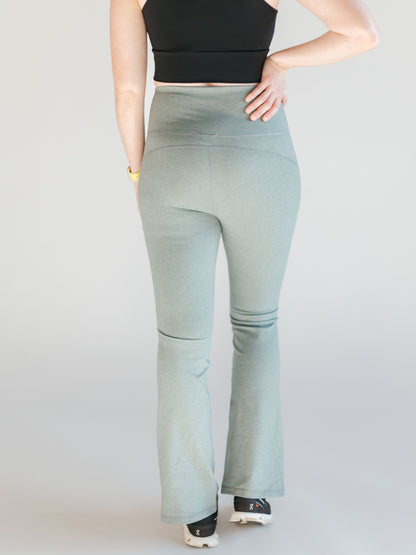 Flare Swoop Back Leggings