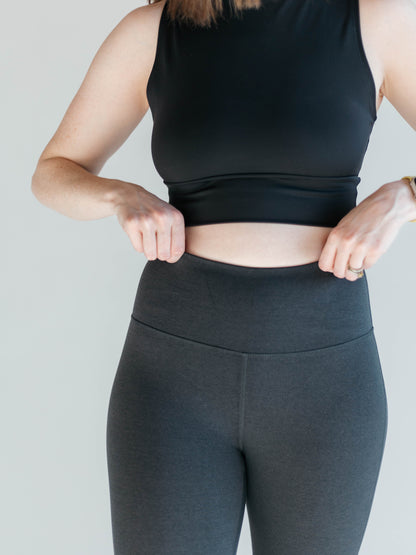 Flare Swoop Back Leggings