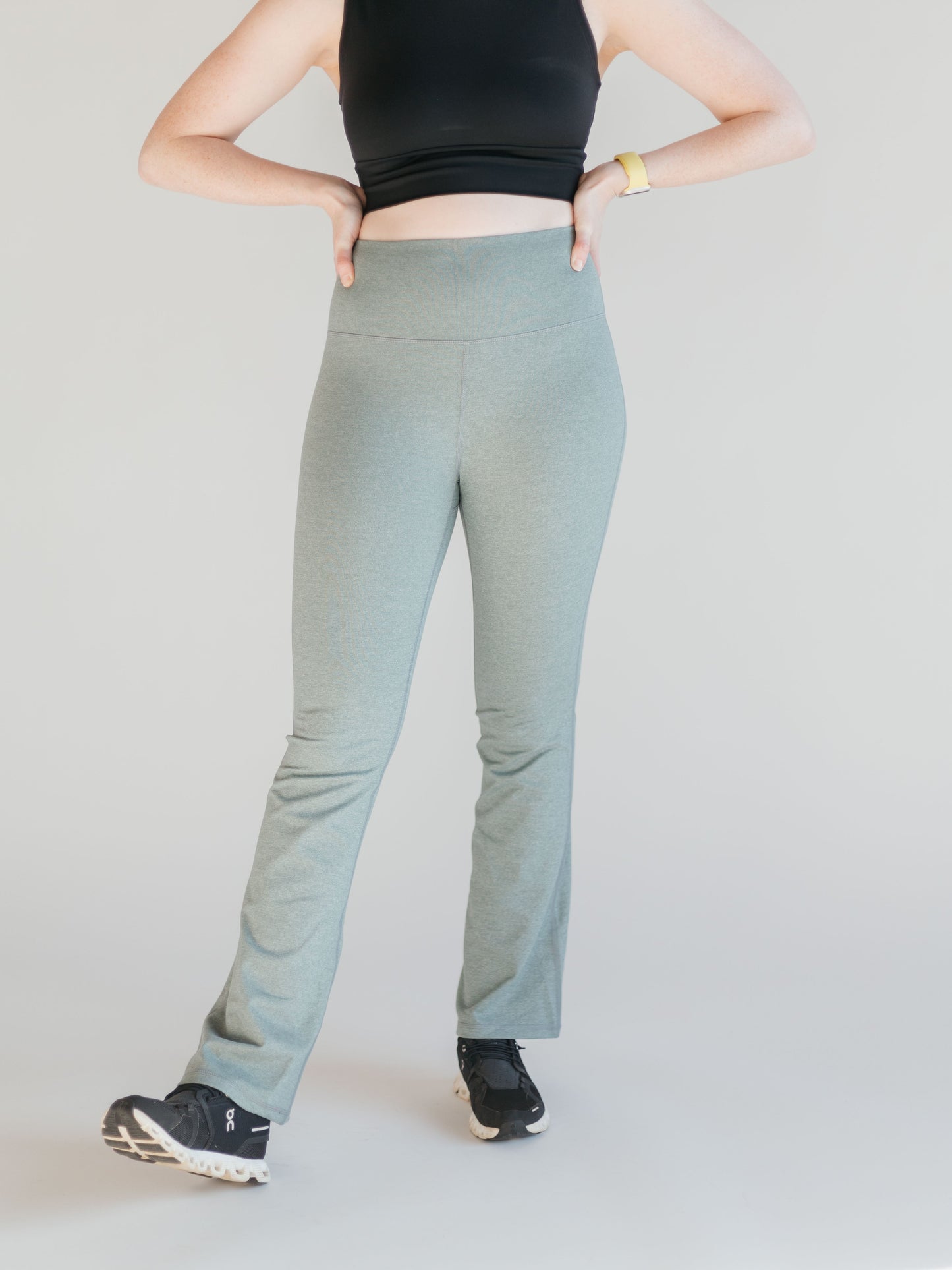 Flare Swoop Back Leggings