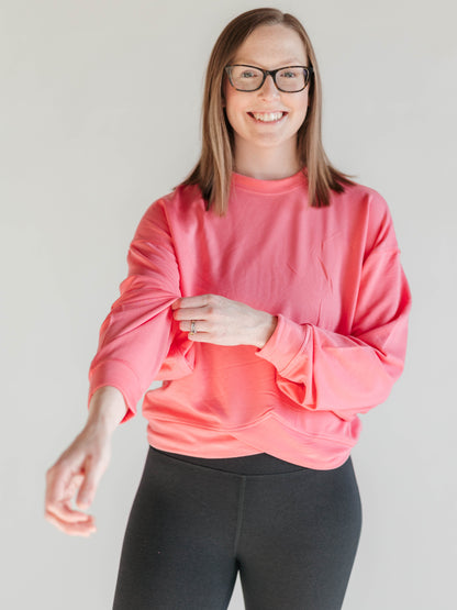 Crewneck Cross Bottom Top