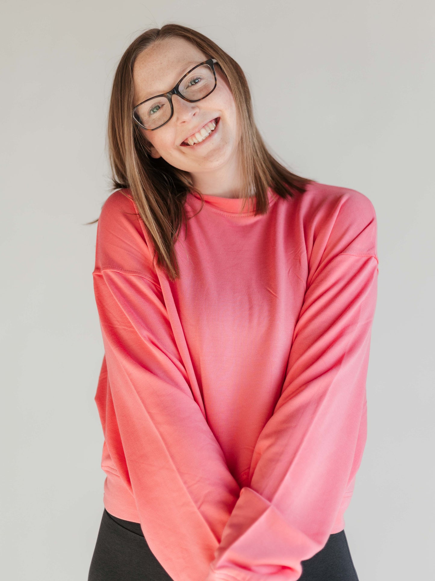 Crewneck Cross Bottom Top