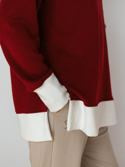 SY Lightweight Mock Neck Pullover
