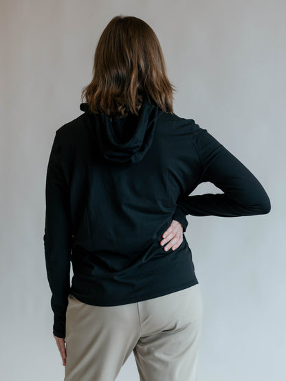 Get Active Hoodie Top with Pockets