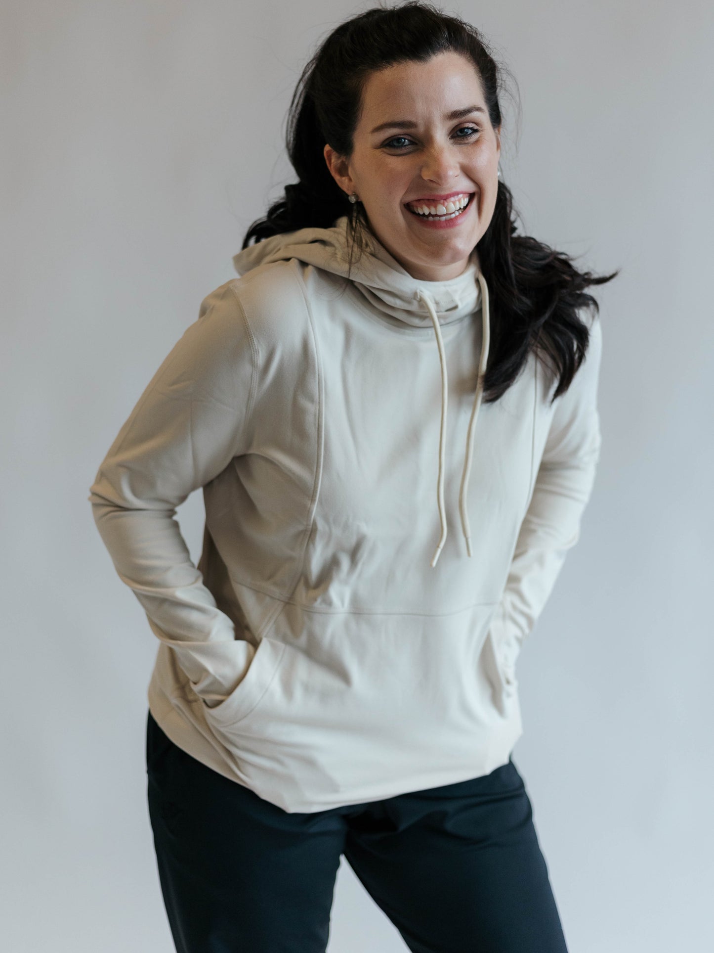 Get Active Hoodie Top with Pockets