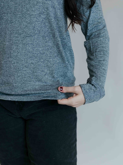 Brushed Crew Neck Long Sleeve