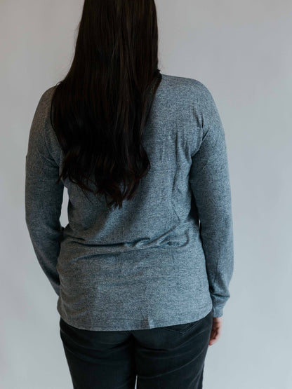 Brushed Crew Neck Long Sleeve