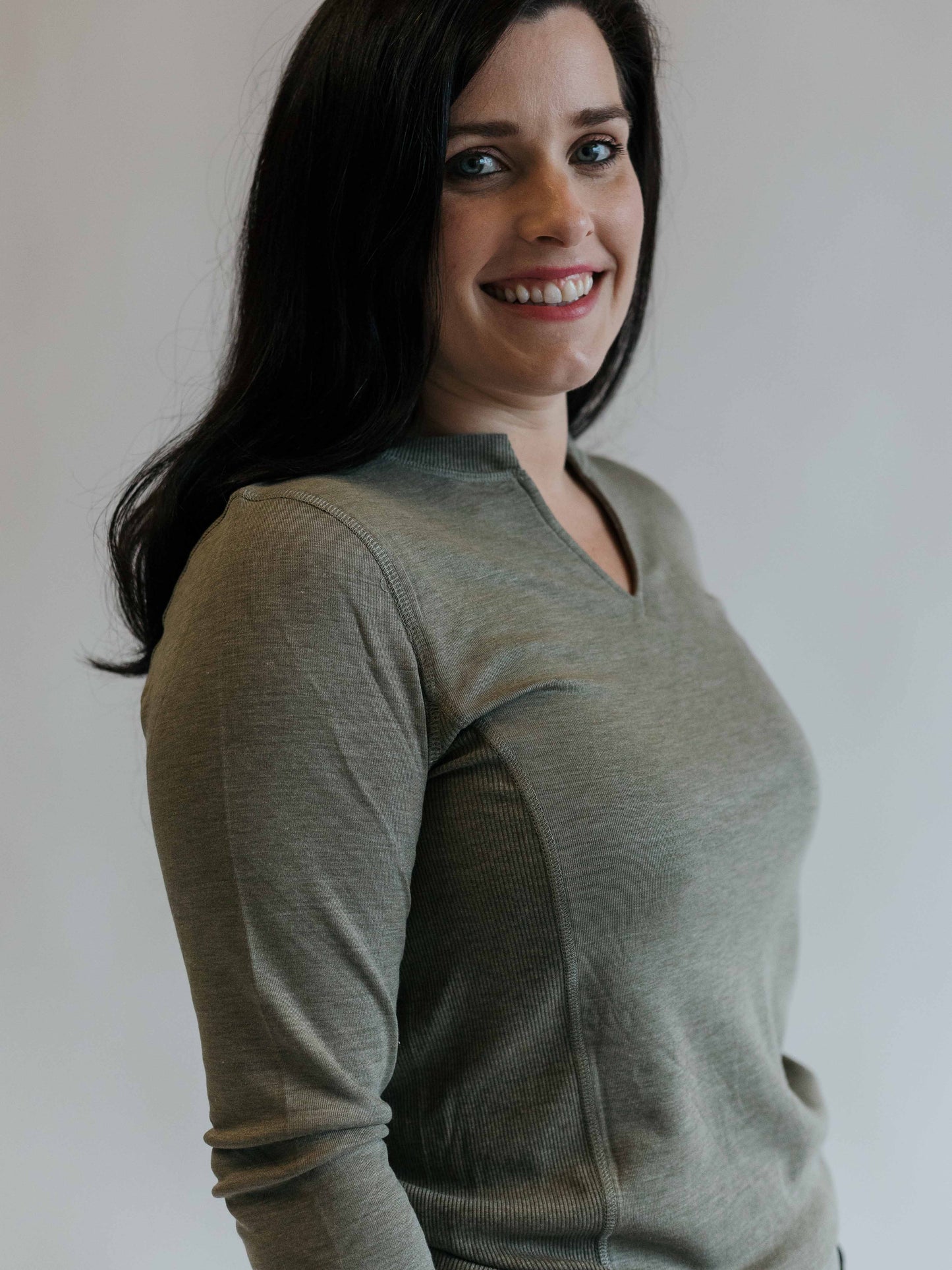 Key Hole Long Sleeve Top