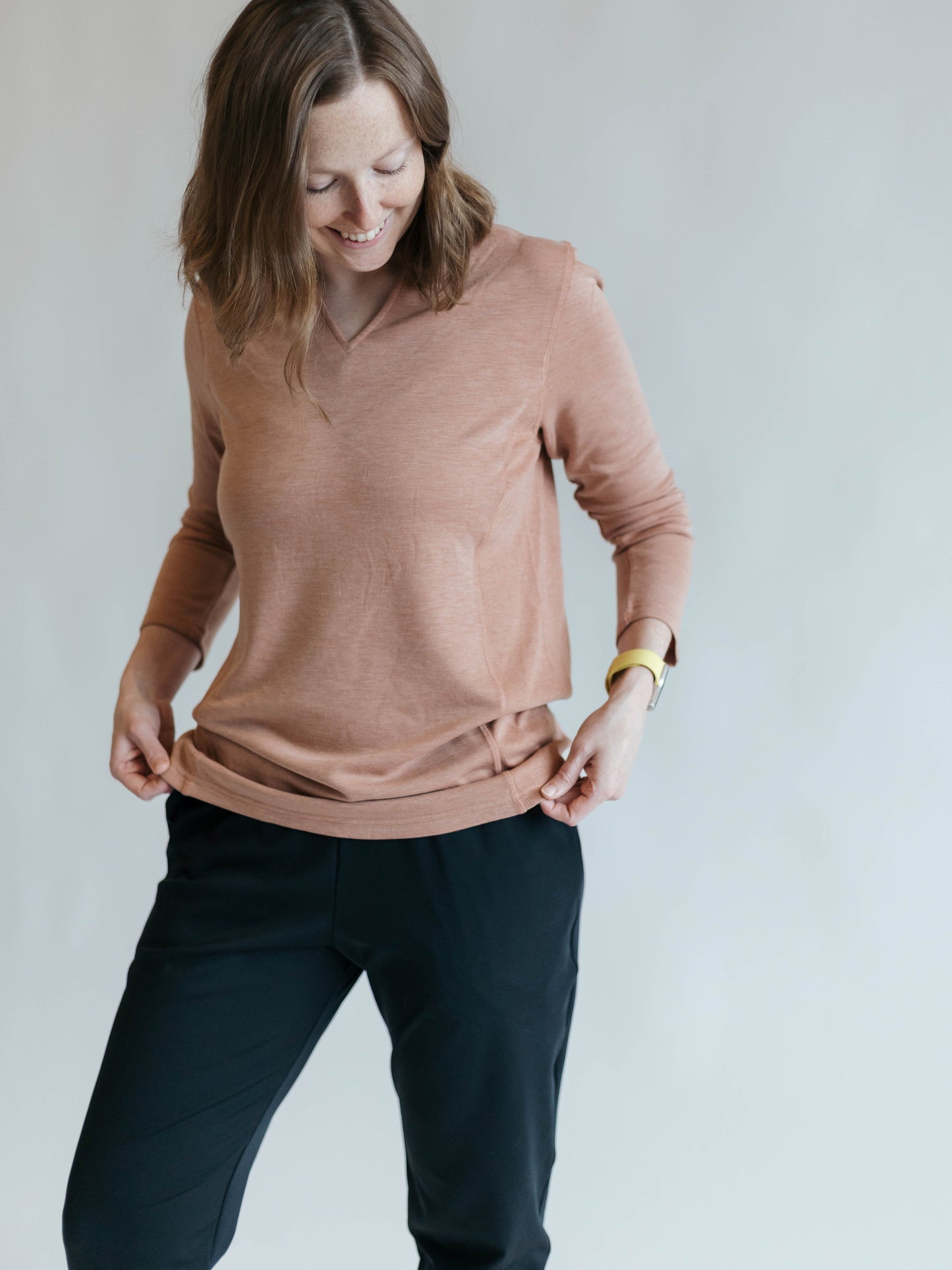 Key Hole Long Sleeve Top