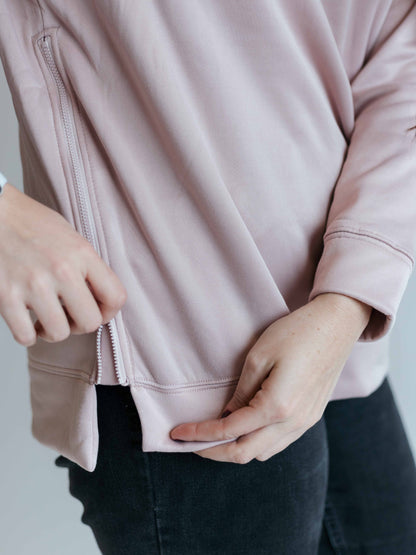 Comfort Hoodie With Side Zippers