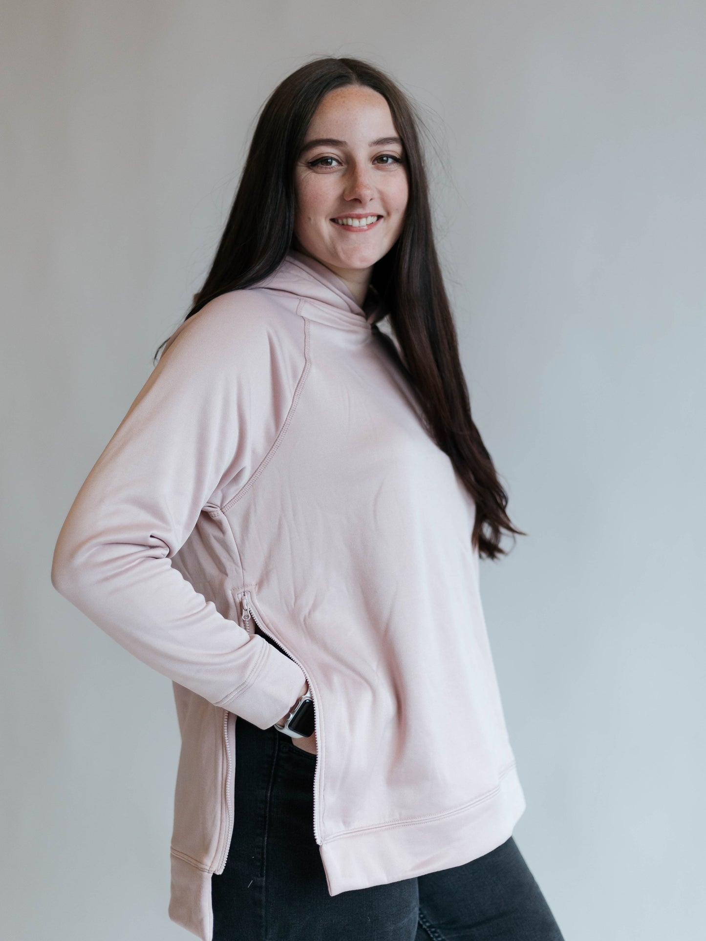 Comfort Hoodie With Side Zippers
